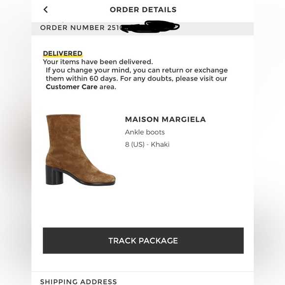 Maison Martin Margiela Brown Ankle Boots - Picture 8 of 9